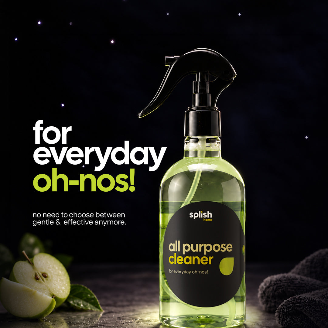 splish All Purpose Cleaner Green Apple + Lavender & Tea Tree Oil Pack of 2 x 350 ml