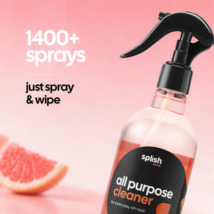 splish All Purpose Cleaner Grapefruit + Vanilla & Cucumber Pack of 2 x 350 ml