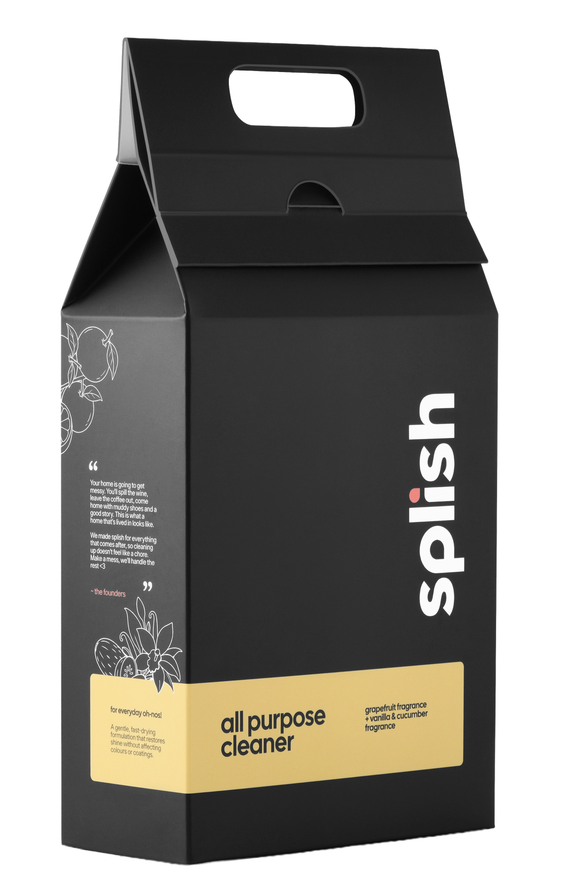 all purpose cleaner · grapefruit + vanilla cucmber
