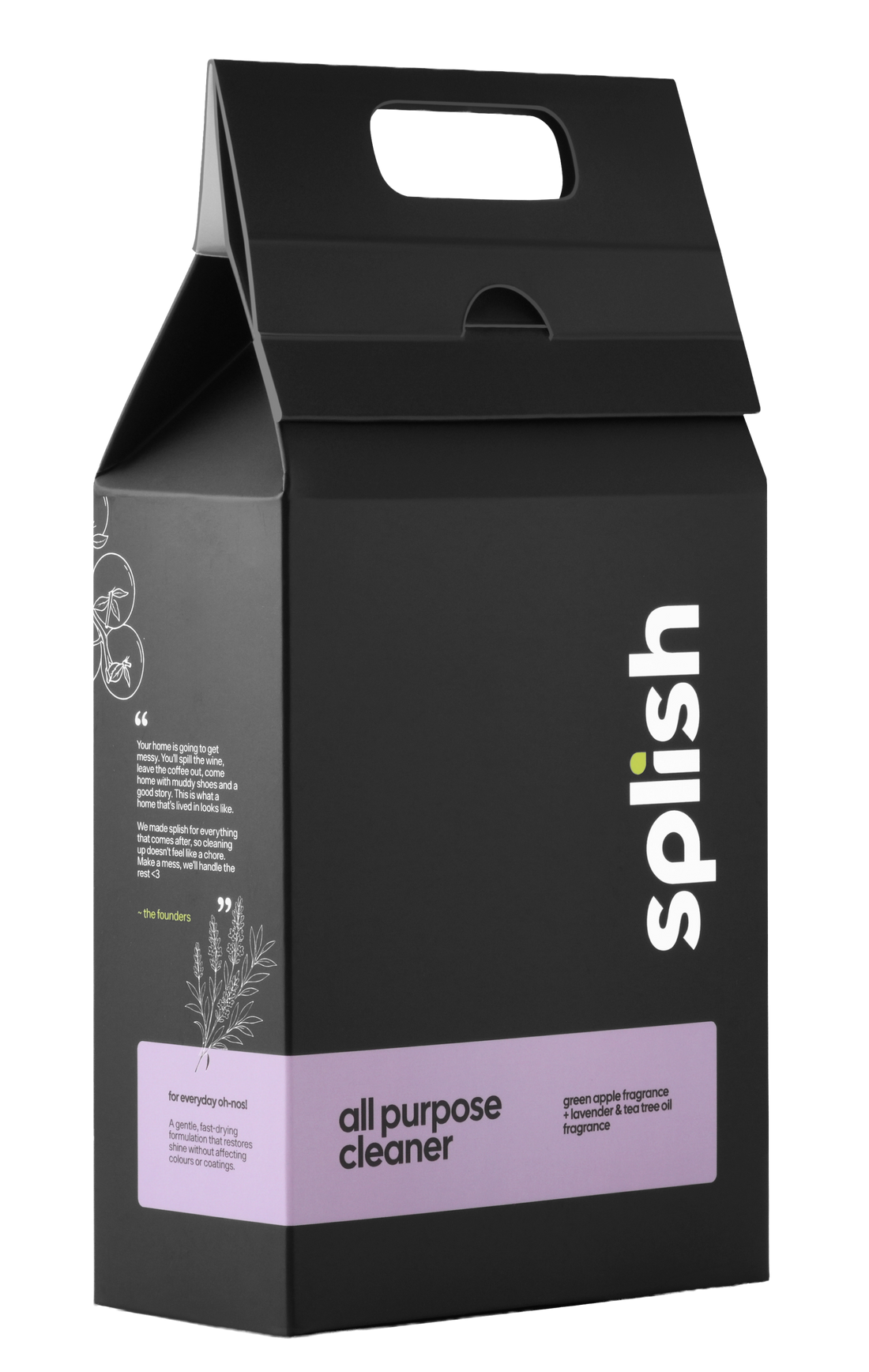 all purpose cleaner · green apple + lavender